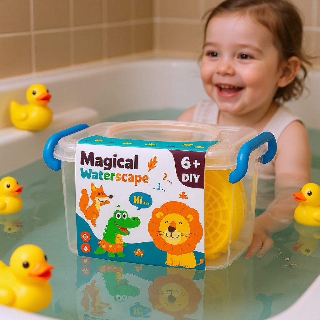 Sea Creature Magical Waterscape Squishy Toy Kit