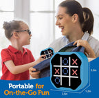 MindBolt™ 4-in-1 Portable Tic Tac Toe Puzzle