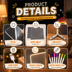 LED Colorful Glow Drawing Board