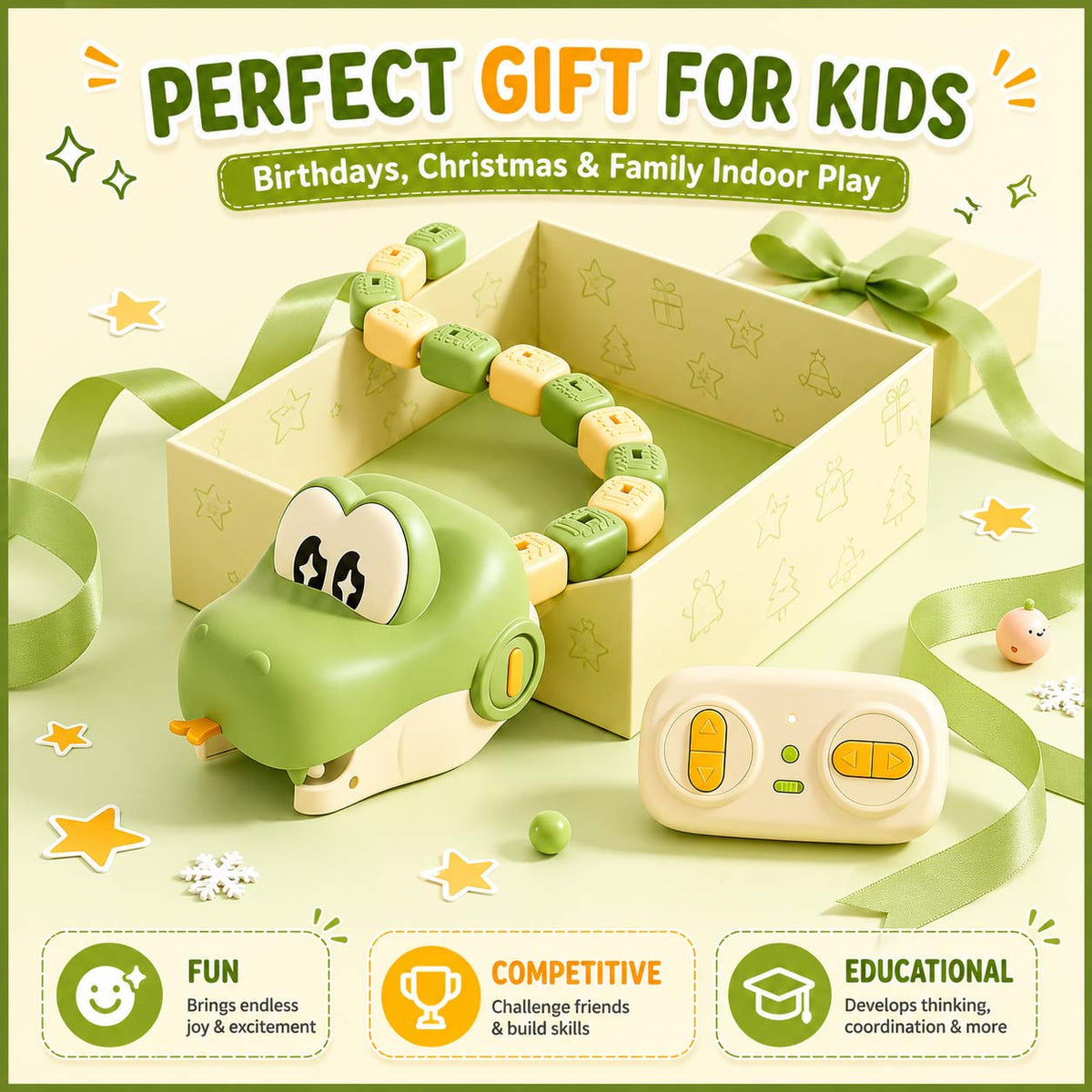 Remote Control Magnetic Snake Game Toy