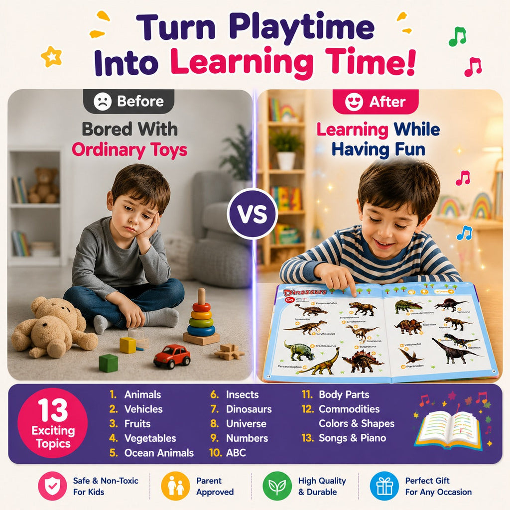 Touch & Learn – Kids Talking Musical English Sound Book