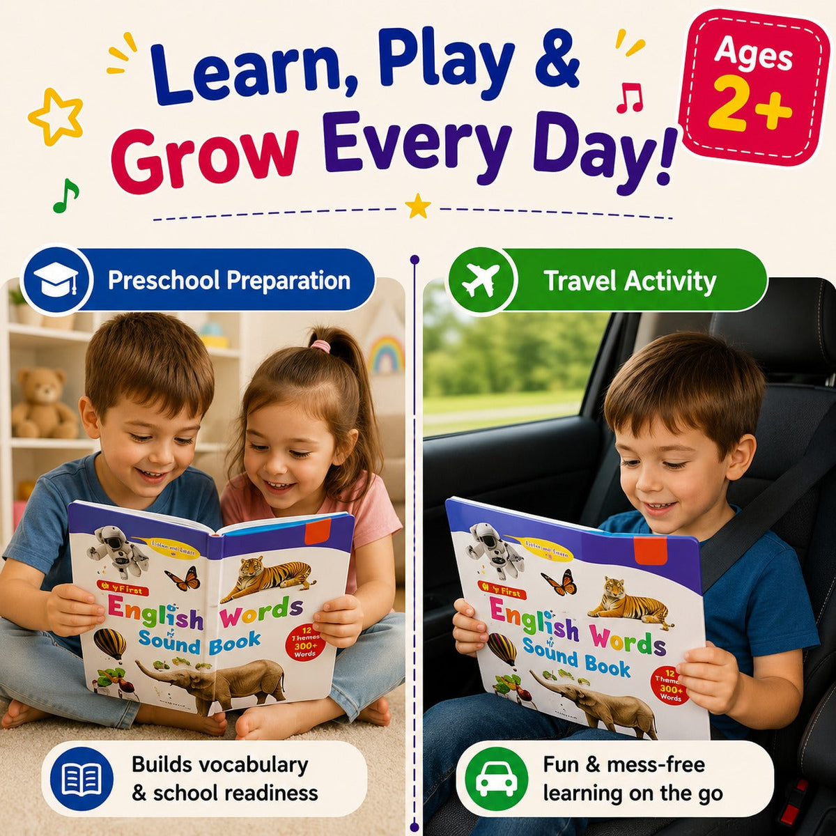 Touch & Learn – Kids Talking Musical English Sound Book