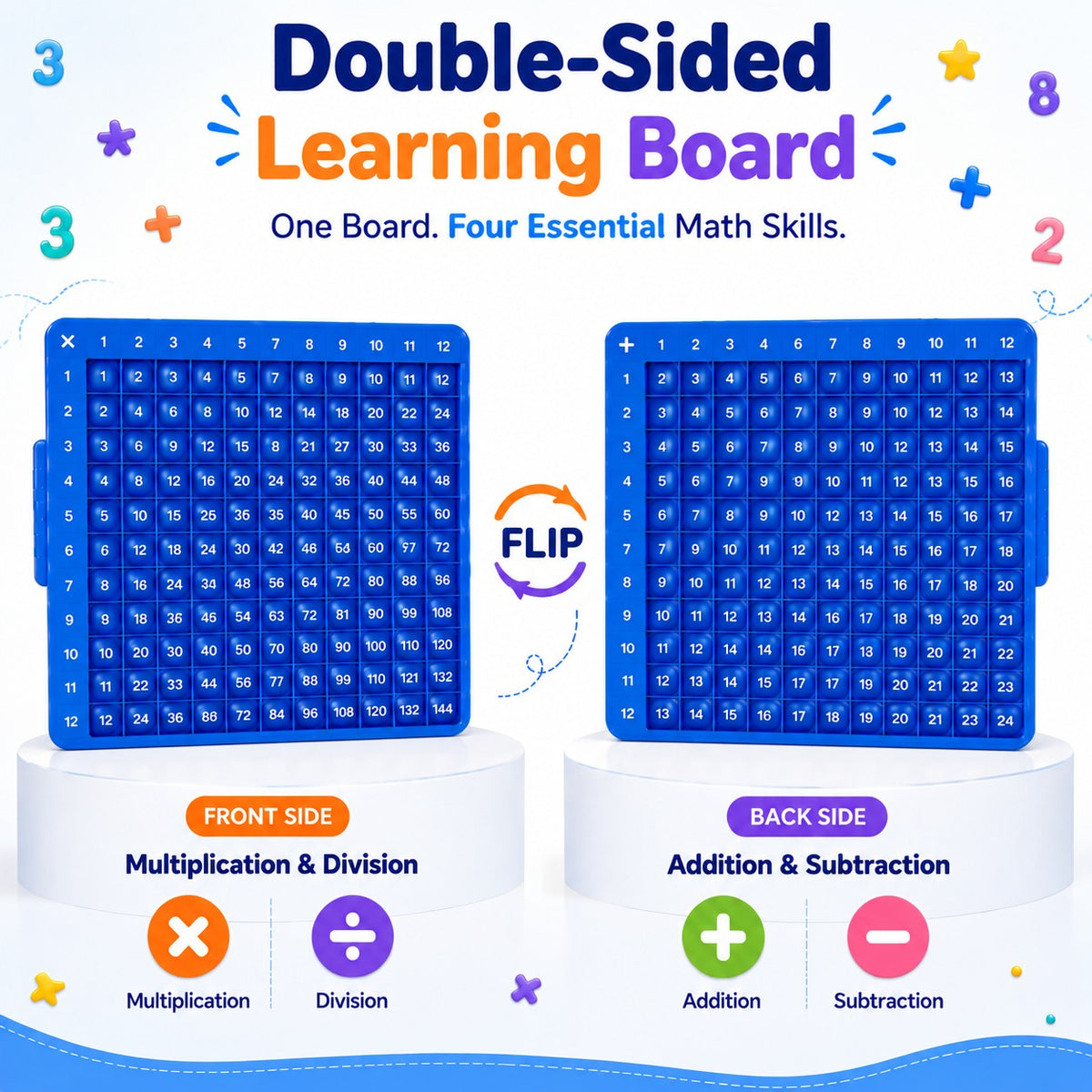 SmartPop™ Math Learning Board Set