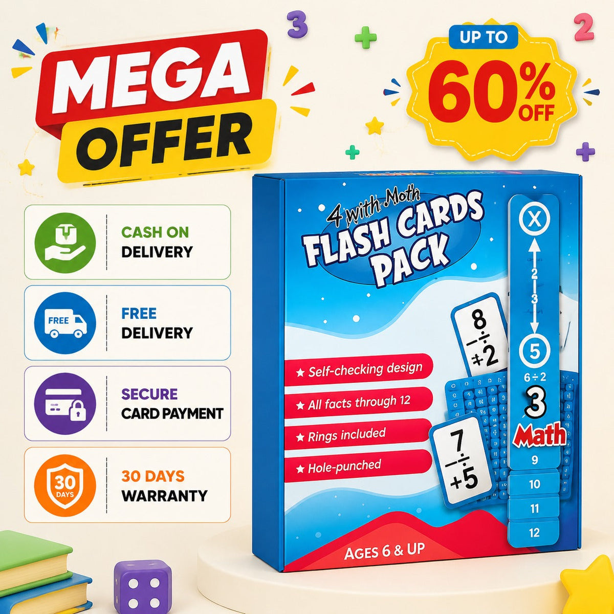 SmartPop™ Math Learning Board Set