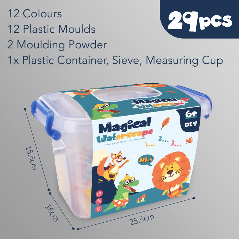 Sea Creature Magical Waterscape Squishy Toy Kit