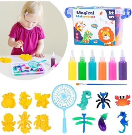 Sea Creature Magical Waterscape Squishy Toy Kit